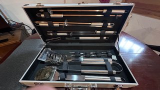 Kit completo barbacoa metal, NUEVO