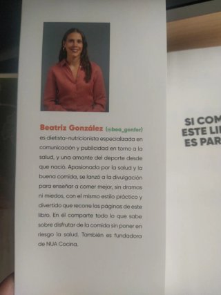 Libro "Si comes, este libro es para tí"