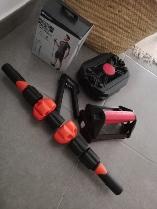 Set de deporte Corength/ Domyos y rodillo