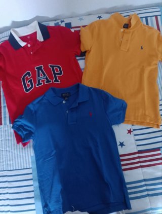 Un Polo GAP y 2 de Ralph Lauren Talla S