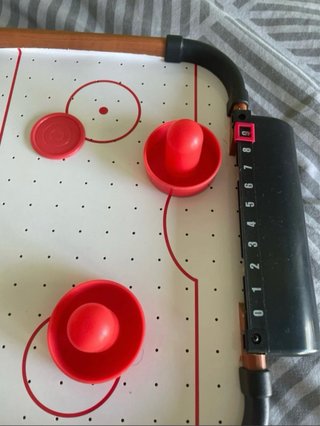 Juego de mesa discos con aire