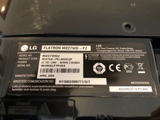 Monitor TV LG M227WDJ