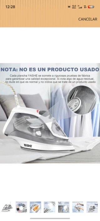 Plancha de Vapor YASHE 2300W