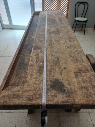 Mesa o Banco de carpintero antiguo