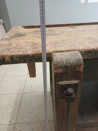 Mesa o Banco de carpintero antiguo