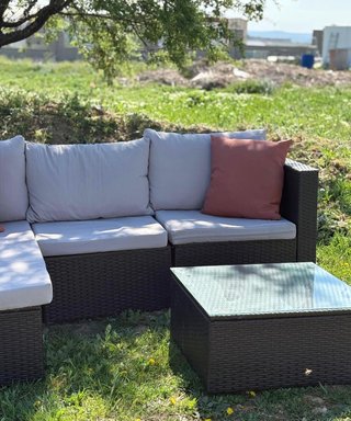 Conjunto Jardín SFS 066 Ratán y Cristal