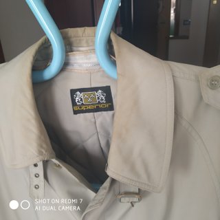 Impermeabile uomo beige Superior