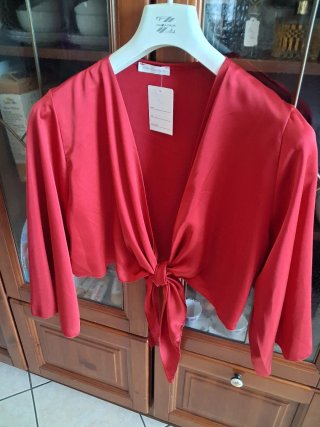 Coprispalle Izzy rosso taglia unica