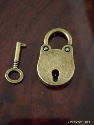 Collezione Lucchetti Chiave Vintage Antico Bronzo