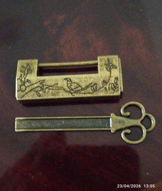Collezione Lucchetti Chiave Vintage Antico Bronzo