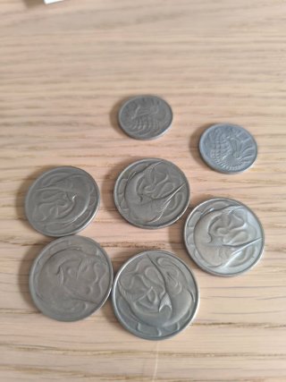 Monedas de Singapur años 60-80