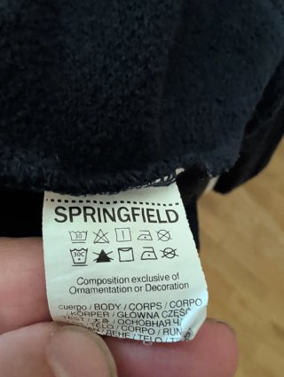 Sudadera Springfield Talla XXL