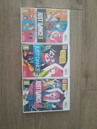 Lote 3 Juegos Wii Just Dance