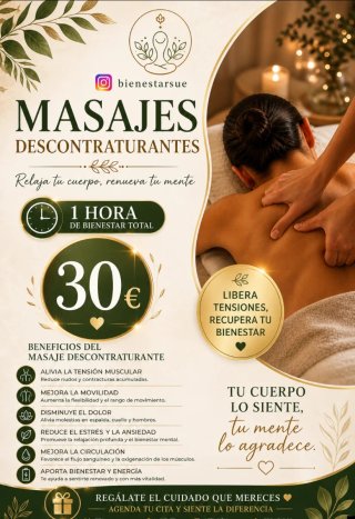 Masaje clínico descontracturante