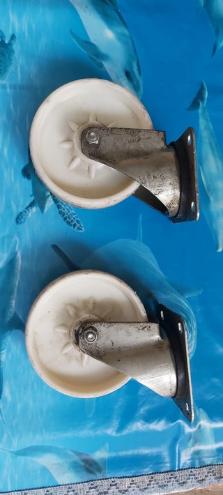 Coppia Ruote Girevoli Professionali Ø 125 mm