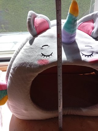Cuccia  cesta CROCI a forma  unicorno per gatti