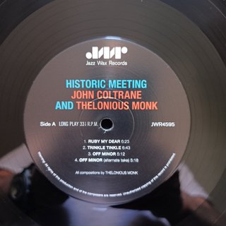 Vinilo John Coltrane & Thelonious Monk 2019 MN/MN