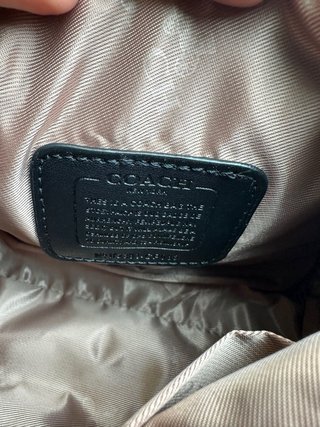Bolso Coach Marrón y Dorado