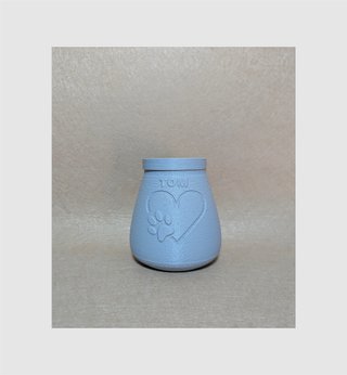 Urna para mascotas personalizada