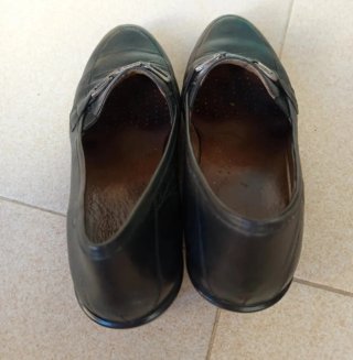 Zapatos de Piel Negros Mujer Talla 38