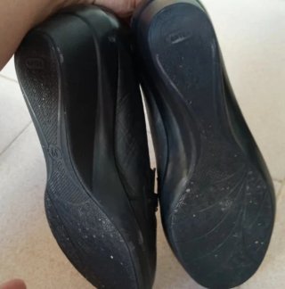 Zapatos de Piel Negros Mujer Talla 38