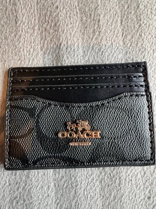 Tarjetero Coach Negro