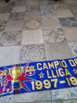 3x2 Bufanda FC Barcelona Campeón de Liga 97-98