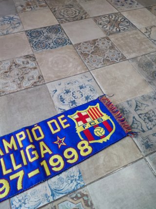 3x2 Bufanda FC Barcelona Campeón de Liga 97-98