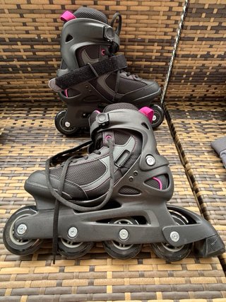 Pack completo patines Oxelo+casco + protecciones.