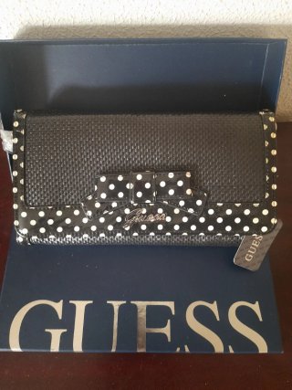 Bolso Guess Denim Monogram Cadena