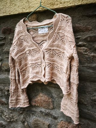 Chaqueta de punto de niña