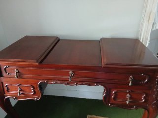 Escritorio consola de madera