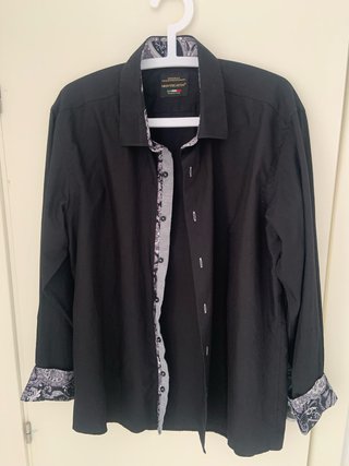 Camisa Italiana MONTECATINI Negra