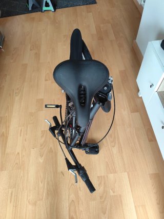 Bicicleta Plegable Negra