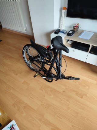 Bicicleta Plegable Negra
