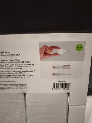 Pack 2 Cables USB-C a USB-C Belkin Trenzados