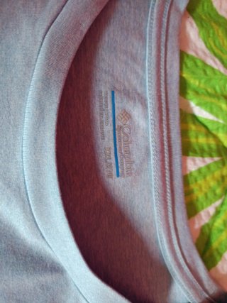 Camiseta Columbia Azul Talla M