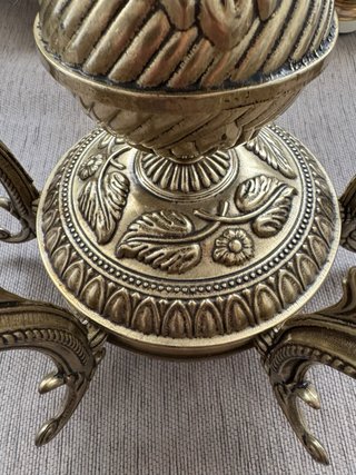 Lámparas de Bronce Estilo Antiguo (Pareja)
