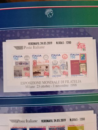 Cartella Francobolli 2019 Valori nel tempo II