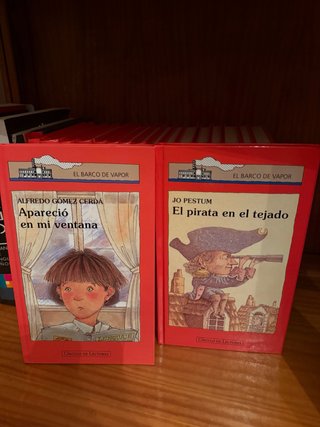 Vendo de libros infantiles “El Barco de vapor"