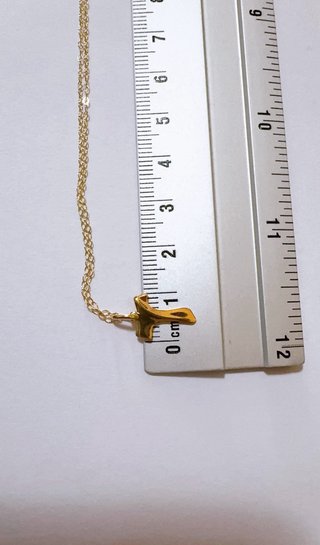 Collana con ciondolo croce Tao in oro 18kt 750