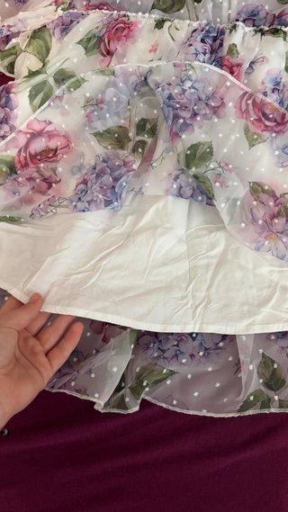 Conjunto Mayoral floral blusa y pantalón corto
