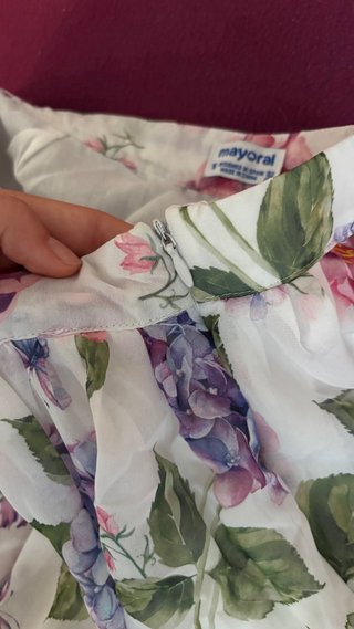 Conjunto Mayoral floral blusa y pantalón corto