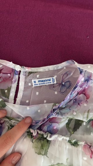 Conjunto Mayoral floral blusa y pantalón corto