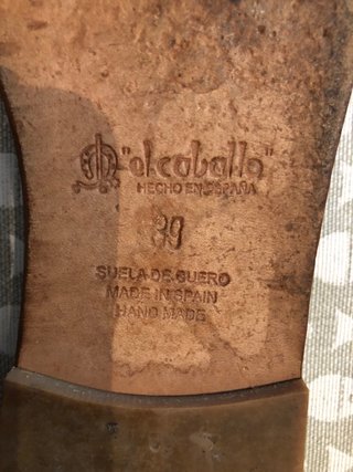 Sandalias El Caballo Piel Talla 39
