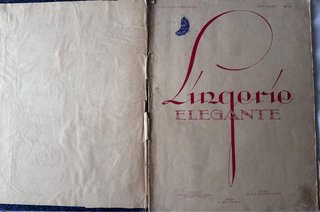 Catalogo muy antiguo de lenceria frances