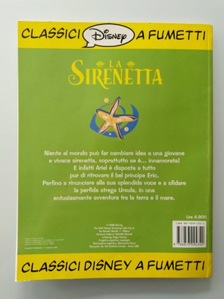 Classici Disney a Fumetti - LA SIRENETTA - 1998