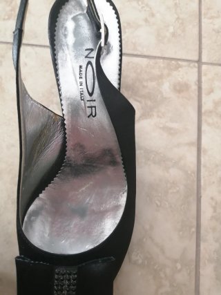 Scarpe tacco NOIR made in italy  spuntate tacco 39