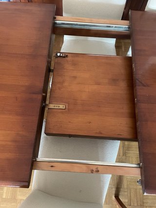Mesa comedor extensible madera pino