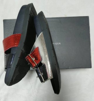 Chanclas Tommy Hilfiger Azul y Rojo